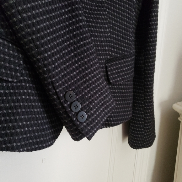 Armani Grey Stripe Blazer - Picture 2 of 9